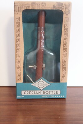 True Genius Brainteaser - Grecian Glass Bottle - Project True Genius NIB NEW