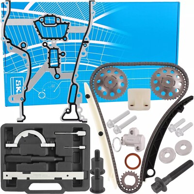 SKF STEUERKETTENSATZ für OPEL ASTRA G H CORSA C D 1.0 1.2 1.4 + EINSTELLWERKZEUG