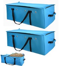 2pcs Hay Bale Storage Bag,Heavy Duty 1200D Oxford Fabric Hay Bale Bag Extra