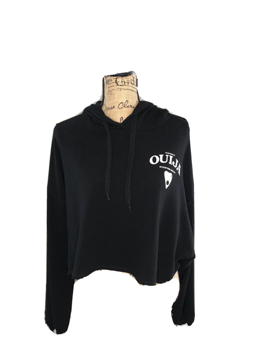 Cropped hoodie target top