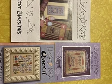 Cross stitch  Easter  ---Lizzie & Kate 3 Easter Cross Stitch Leaflets