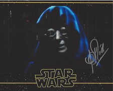 CLIVE REVILL SIGNED 'STAR WARS V: EMPIRE STRIKES BACK' EMPEROR 8X10 PHOTO 1 COA