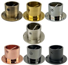Decking Rope Rope Cup Ends Garden Fittings Fixings Chrome Brass Satin Black