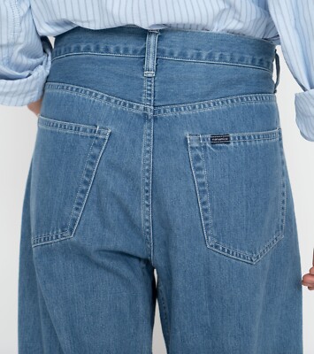 ASK availability First) nanamica 5Pockets Straight Denim Pants new