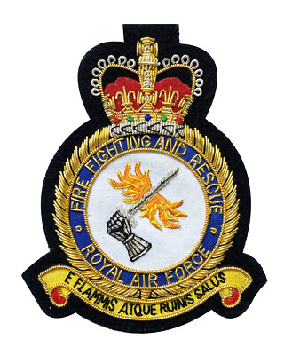 Royal Air Force Feuerwehr- und Rettungsdienst besticktes Blazer-Abzeichen