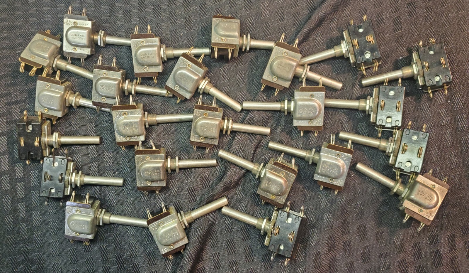 Lot Of 24 Arrow H&H Rotary On & Off Switches 3A 250V for Vintage Radios ...