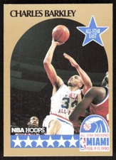 1990-91 3149B Hoops All-Star Program Perforated Charles Barkley Philadelphia