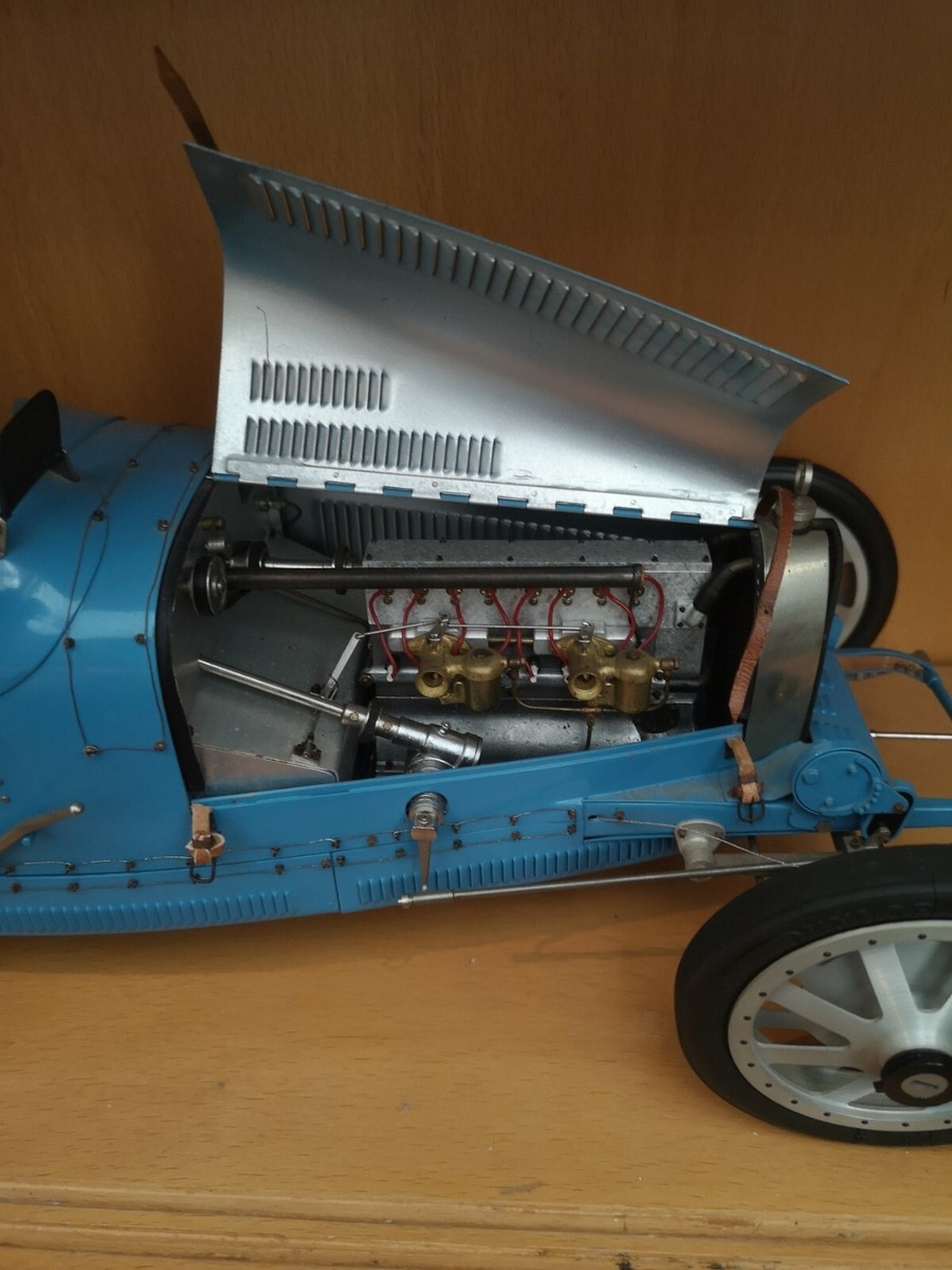 Bugatti T35 1:8 scale by Fontenelle for Art Collection Auto brass