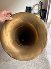 Old Antique Edison Phonograph 31 Long 13” W Brass Witches Hat Horn Tall Large XL — photo 4