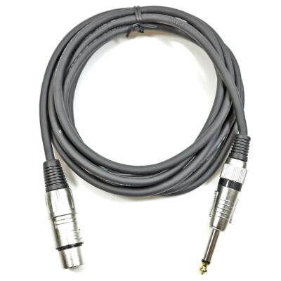 3 m Mikrofonkabel XLR female Klinke 6,3 mm mono 3-Pin XLR Audio Kabel Mikrokabel