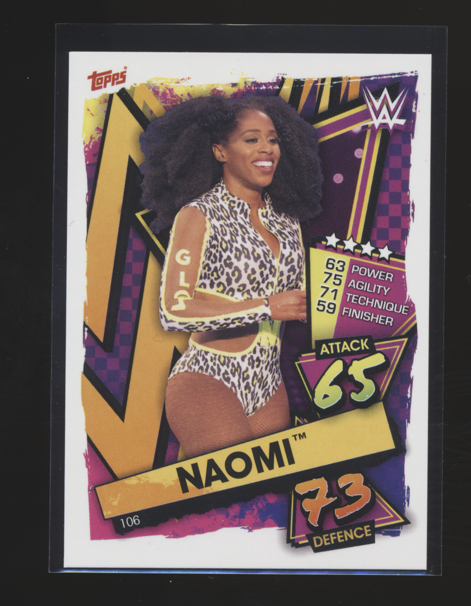 2021 Topps WWE Slam Attax Naomi #106 | eBay