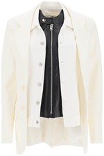 Mm6 Maison Margiela Trompe L'oeil Layered Blazer Size 40