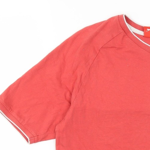 Slazenger Mens Red Cotton blend T-Shirt Size M - Picture 3 of 12