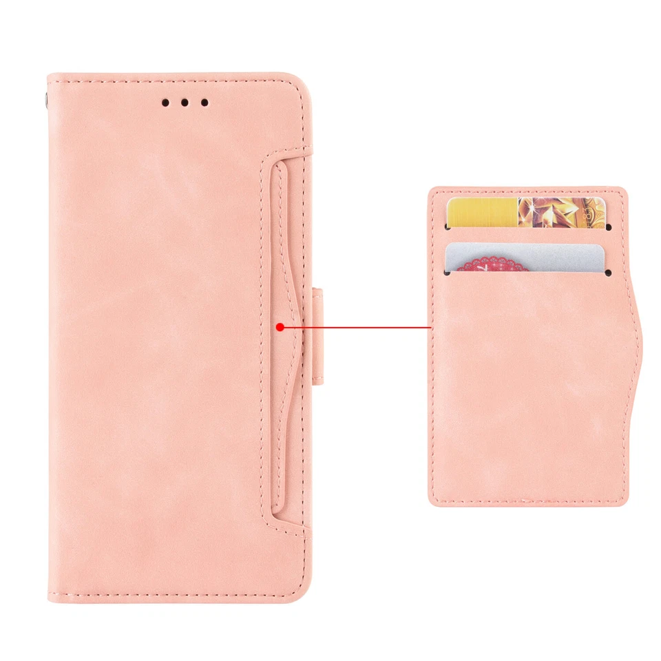 For OnePlus 10T 5G Retro Flip Leather Card Holder Wallet Case + Screen Protector - Image 4 of 4