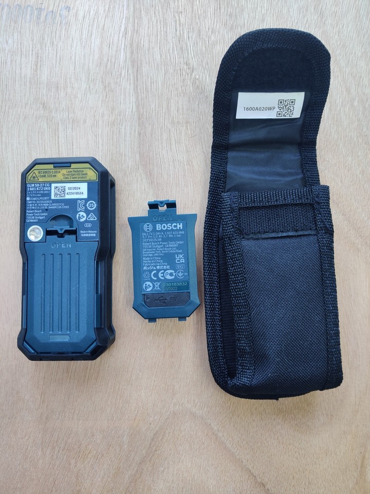 Bosch GLM 5027 CG Professional Green Laser Measure & BA 3.7V LiIon