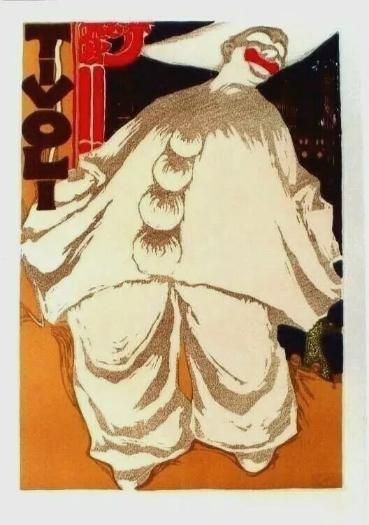Pligt Derbeville test kollidere Original vintage poster TIVOLI COPENHAGEN CLOWN PIERROT 1906 | eBay