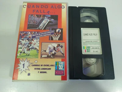 Wenn Etwas FAILT Rennwagen Sport VHS Video Cinta Tape 3T ESP PAL - Bild 1 von 3