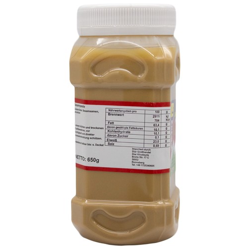 Al Ketto Rashi Tahine Sesampaste 650 g - Orientalische Sesam-Paste Tahini - Bild 2 von 5