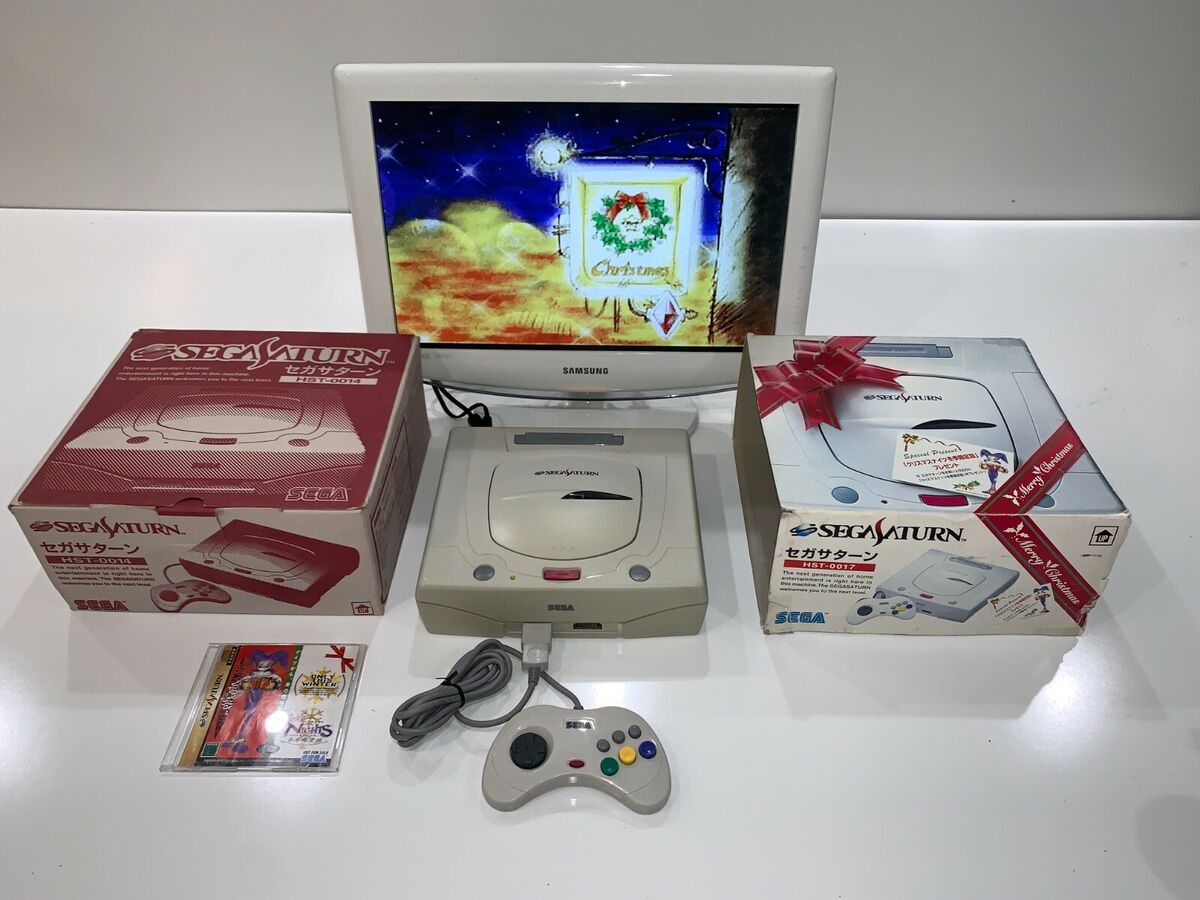 Sega Saturn White Christmas Nights Limited Edition JAPAN Sega Saturn White Christmas Nights Limited Edition JAPAN