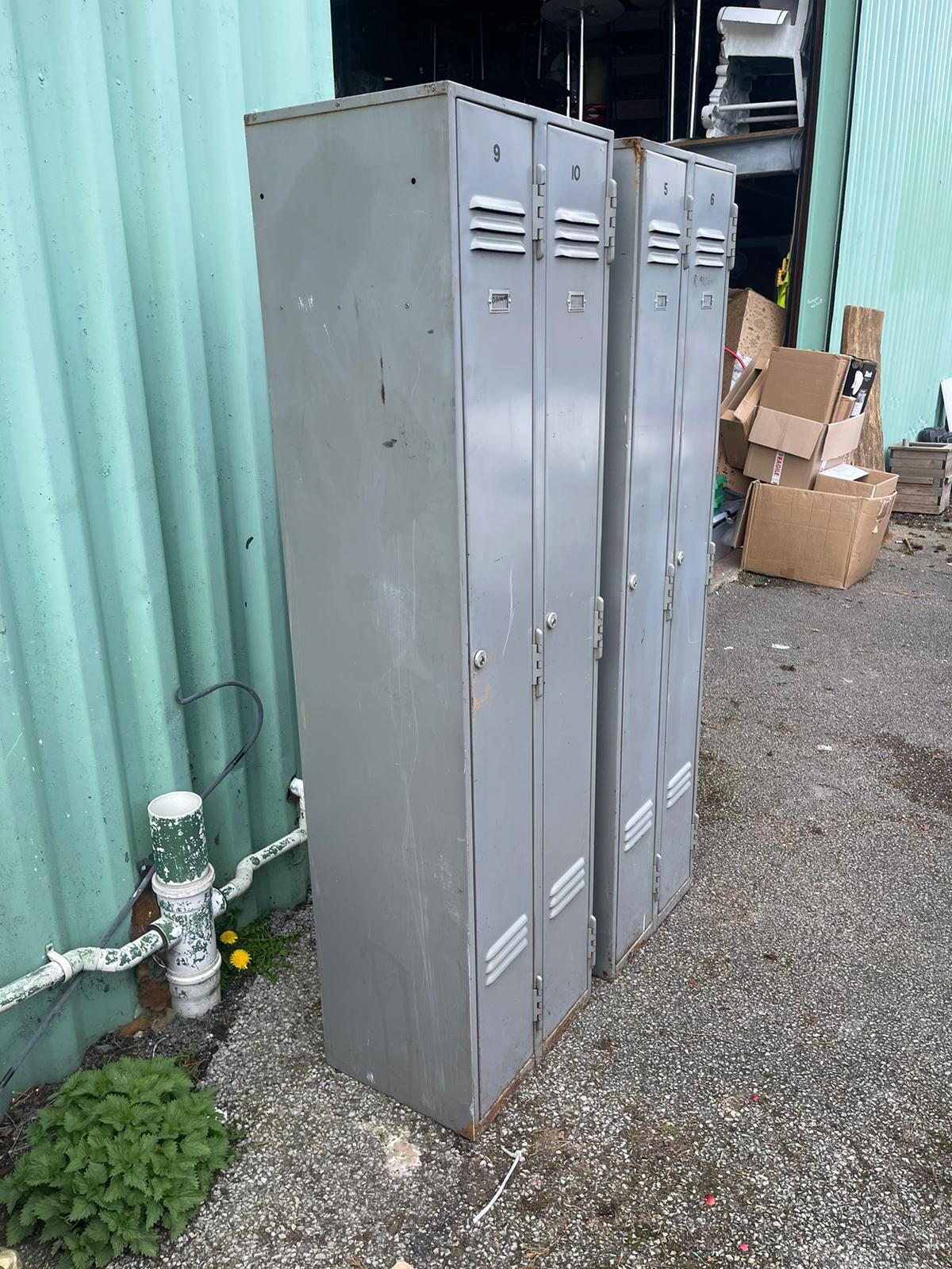 Vintage Industrial School Lockers eBay