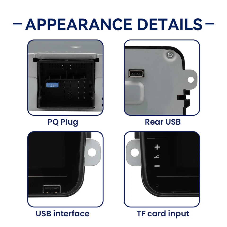 8" RCD330 RCD880 Autoradio Stereo Carplay Android Auto Für VW Golf Tiguan CC DE - Bild 3 von 4