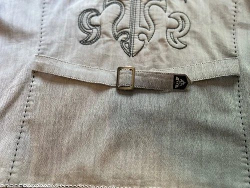 Roar Men’s Size XL Cotton Vest Quilted Back Striped Lined Adjustable Back Belt image 7