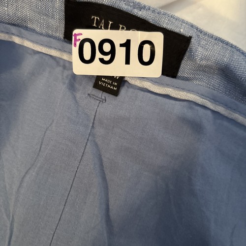 Talbots Matiz Linen Button-Front Maxi Skirt 20 Blue Pockets Elastic Waist Lined - Picture 12 of 12