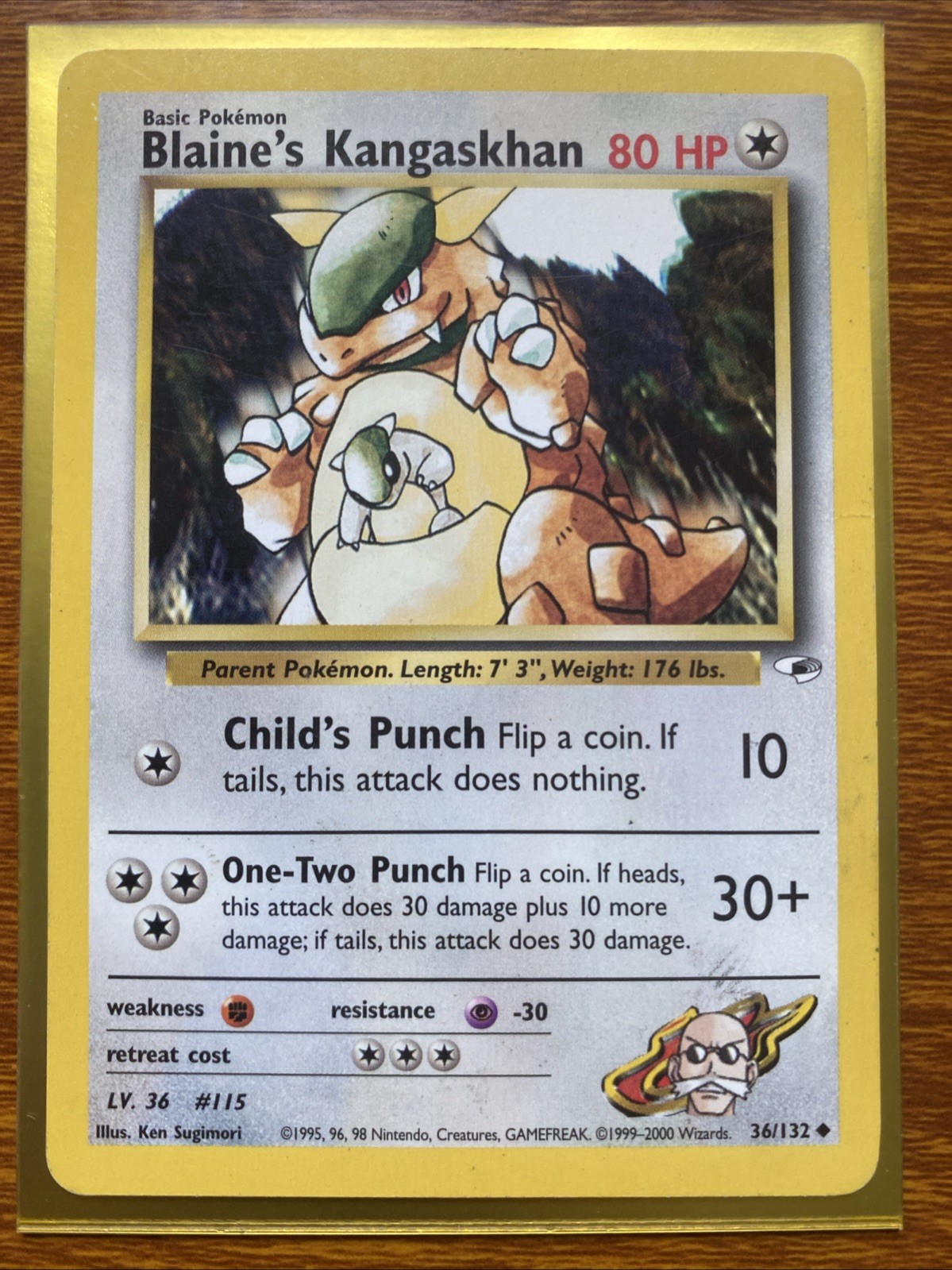 Blaine's Kangaskhan #36 Pokemon Gym Heroes
