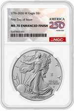 1776-2026 W 1 American Silver Eagle Ngc Sp70 Enhanced Privy Ms70 -presale 1776-2026 W 1 American Silver Eagle Ngc Sp70 Enhanced Privy Ms70 -presale