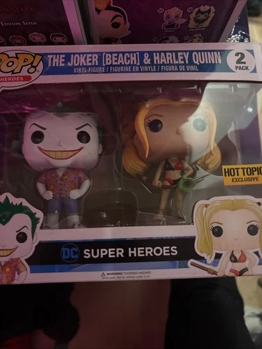 Funko Pop! Vinyl: DC Universe- 2pk - Beach Joker & Harley - Hot Topic (Exclusive