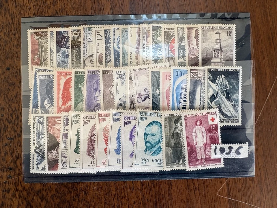 Timbres Année complète 1956 neuf ** MNH (livraison incluse) - Photo 1/1