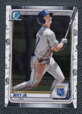 2020 Bowman Chome Draft BOBBY WITT JR Royals Rookie