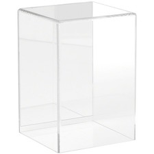 Plymor Brand Acrylic Display Case with No Base Mirrored , 4" W x 4" D x 6" H