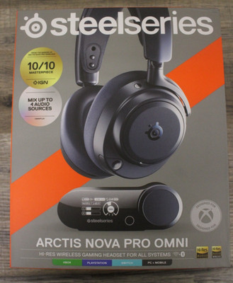 SteelSeries Arctis Nova Pro Omni Wireless ANC Gaming Headset-Blue