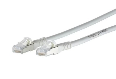 METZ CONNECT 130845B088-E Patchkabel Cat.6A AWG 26 20,0m, weiß