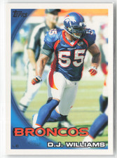 2010 Topps Football # 221 - 440 - Pick Your Card!