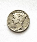 1935 Mercury Silver Dime 10 cents coin