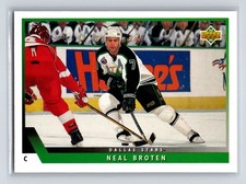 1993-94 Upper Deck #109 Neal Broten Dallas Stars Hockey Card
