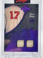 2025 Leaf Spectacular Baseball Dizzy Dean Purple Dual Game Used Jersey #6/8