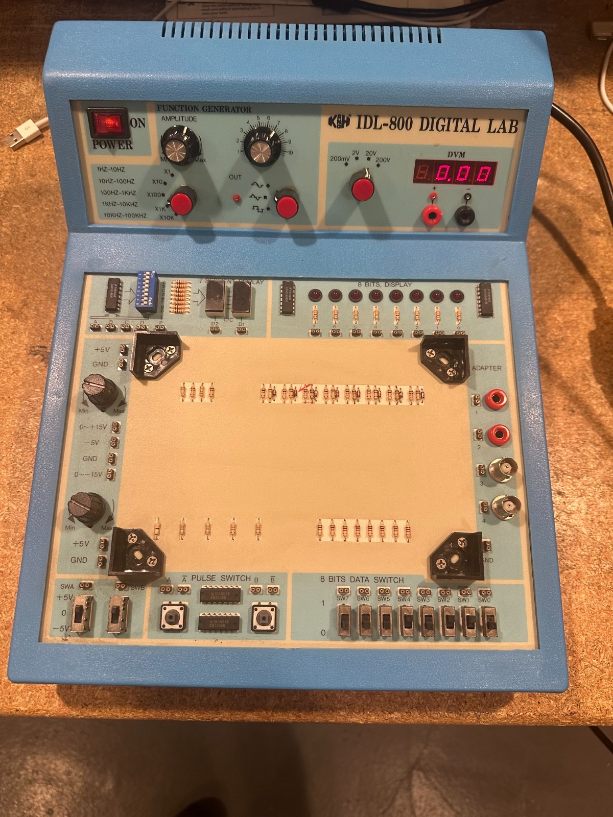 K&H Digital Logic Lab IDL-800 Function Generator Digital Electronics ...