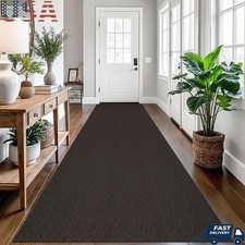 Non Slip Hallway Runner Rug Machine Washable Braided Plush Cotton Home Decor New
