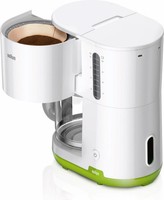 Kaffeeautomat 10 Tassen Optibrew Easyclean Glaskanne Weiß/GrüN 1000W