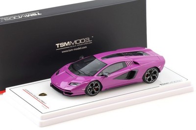 1:43 TSM Model Lamborghini Countach LPI800-4 viola 30th 2023 TSM430854