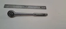 Vintage Power Kraft 1/2" Ratchet Socket Wrench Tool USA 100   84-4860