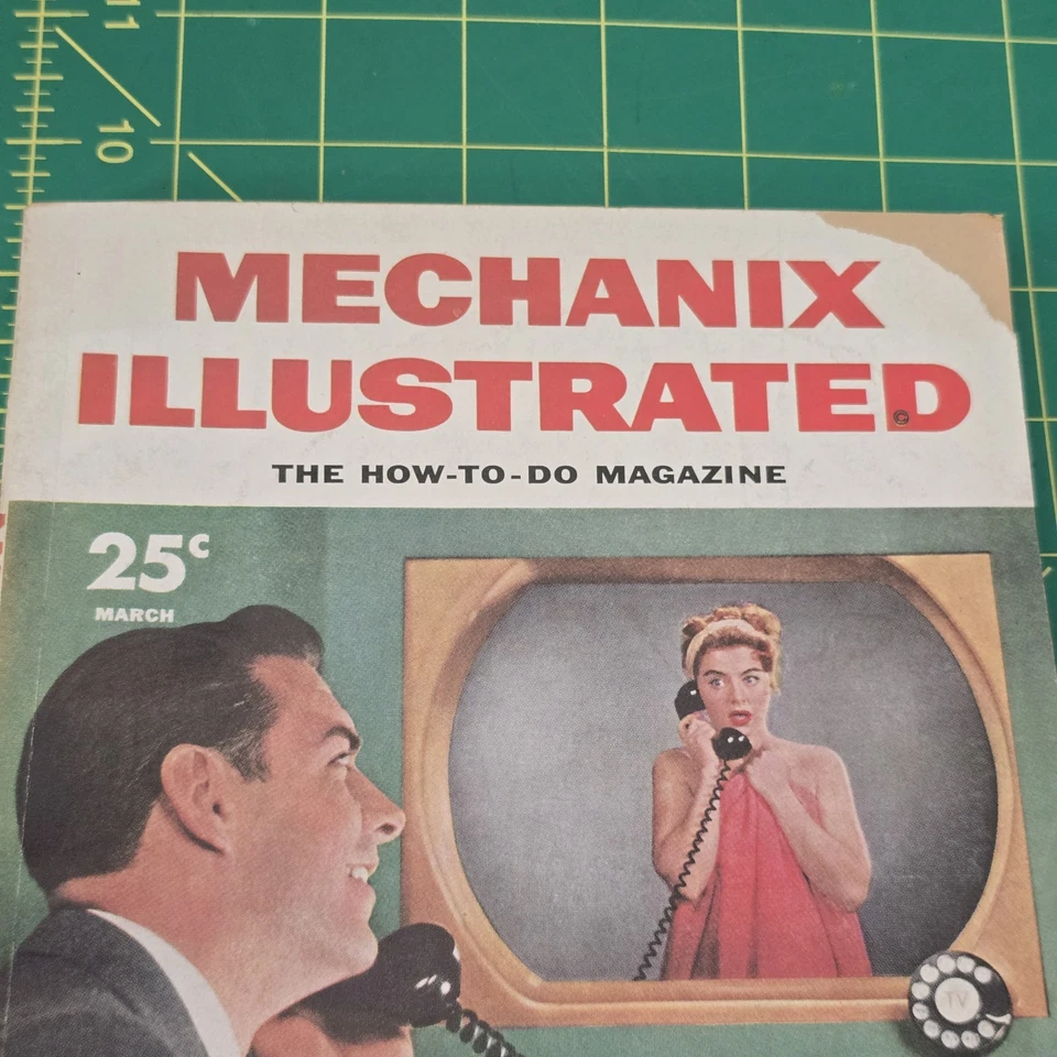 Vintage 1955 Mechanix Illustrated/ How To Magazine/ Vtg Advertising/ March 55' Foto 3 de 4