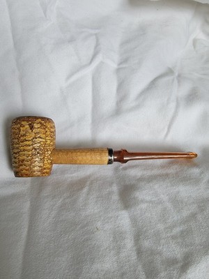 Vintage Dr. Grabow Genuine Corn Cob Tobacco Pipe w/ Amber Stem