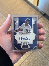 2025 Topps Tier One DON MATTINGLY On Card Auto Autograph BLUE Foil /75 Yankees