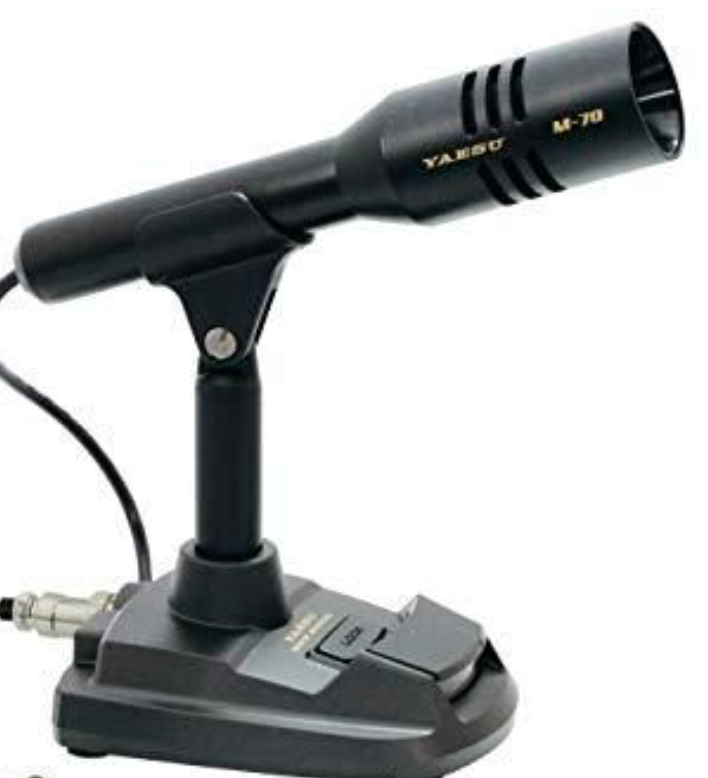 Yaesu M-70Desktop Stand Microphone Low Frequency Cut with