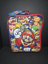 Bio World Super Mario Soft Side Rolling 16" Tall Carry-on Luggage