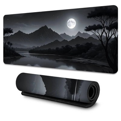 Großes Moonlight Mauspad für Laptop PC Gaming Büro rutschfeste Schreibtischunterlage UK